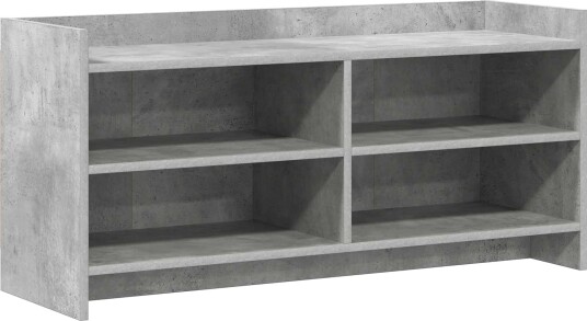 TV skap 100 x 33 x 47 cm Betonggrå Konstruert tre TV skap 100 x 33 x 47 cm Betonggrå Konstruert tre