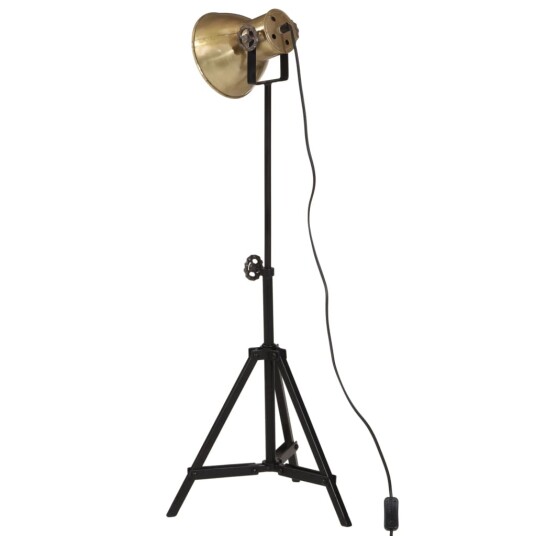 Gulvlampe 25 W antikk messing 35x35x65/95 cm E27 Gulvlampe 25 W antikk messing 35x35x65/95 cm E27