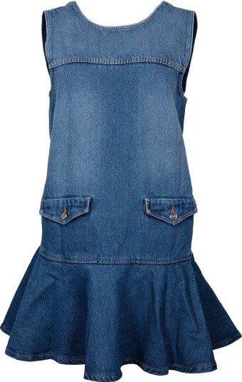 Ganni Light Denim Mini Dress Blue 40 Ganni Light Denim Mini Dress Blue 40