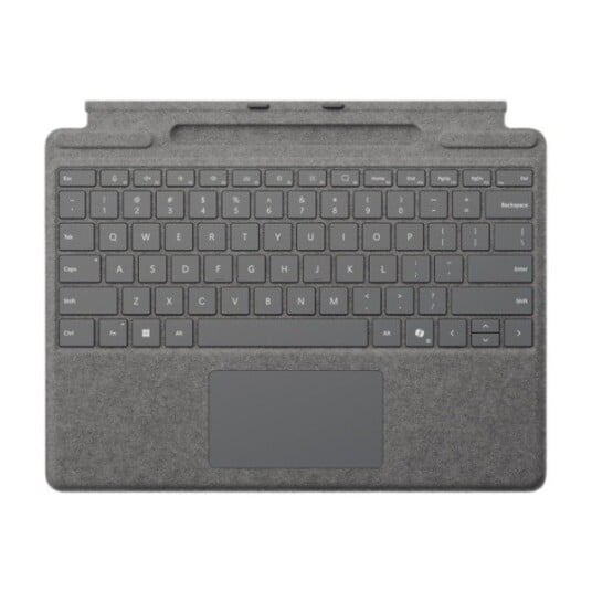 Microsoft Surface Pro Tastatur med Lagringsbrett for Slim Pen 2 - Platina