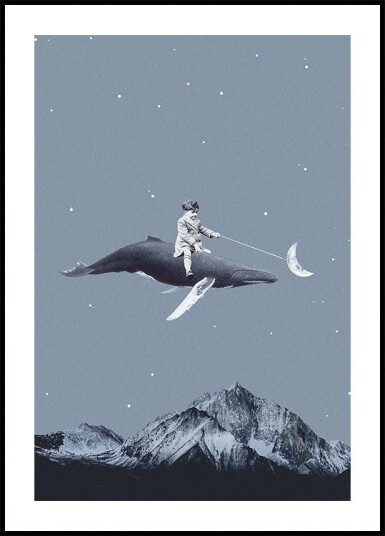 Aim for the moon Plakat Plakat / 50x70cm Aim for the moon Plakat Plakat / 50x70cm