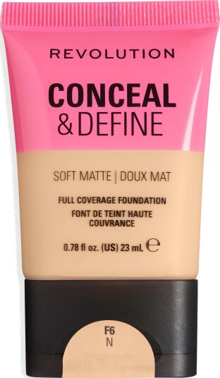 Revolution Beauty London Conceal and Define Soft Matte Tube Foundation