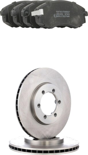 Bremseskiver og klosser RIDEX 3405B2128