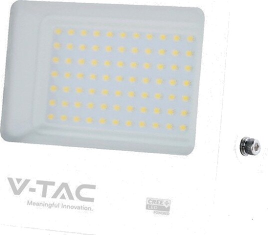V Tac 50W LED lyskaster 135lm/W IP65 CREE chip hvitt hus 6 års garanti Kulør : Nøytral