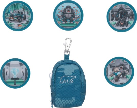 Beckmann Button Bag 1.kl Jungle Game Beckmann Button Bag 1.kl Jungle Game