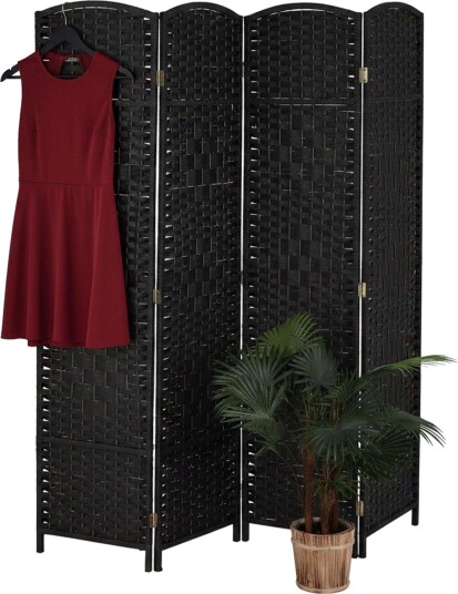 4 panelers sammenleggbar skjerm – Elegant romdeler 4 panelers sammenleggbar skjerm – Elegant romdeler