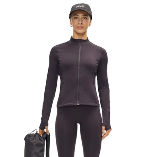 Casall Women's Soft Touch Zip Jacket Black XS Casall Women's Soft Touch Zip Jacket Black XS
