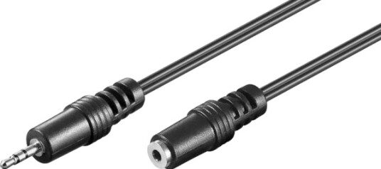 Premiumcord Audiokabel Premiumcord 2,5 Mm Jack - Jack Skjøteledning 5 M (M/F, Stereo)