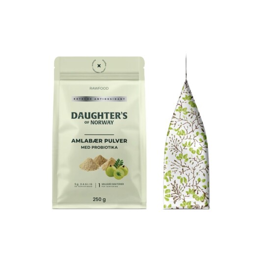 Daughter"s Of Norway Premium Amlabær med probiotika 250 g