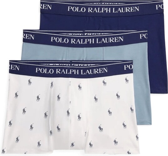 Polo Ralph Lauren Classic Stretch Cotton Trunk 3 Pack Navy S