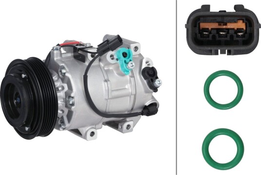 HELLA 8FK 366 202-591 AC-kompressor HELLA 8FK 366 202-591 AC-kompressor