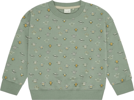 Minymo Sweatshirt Ls Aop Green 128