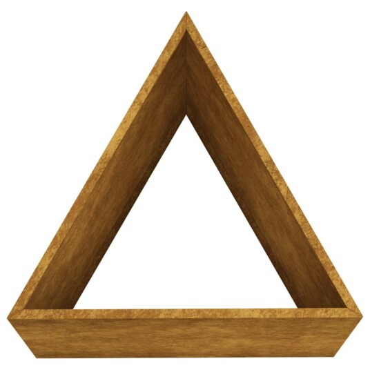 Plantekasse 40x34,5x75 cm cortenstål