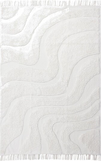 Ryetepper Bonnie Natural Cotton Shaggy offwhite Størrelse: 240 x 340 cm Ryetepper Bonnie Natural Cotton Shaggy offwhite Størrelse: 240 x 340 cm