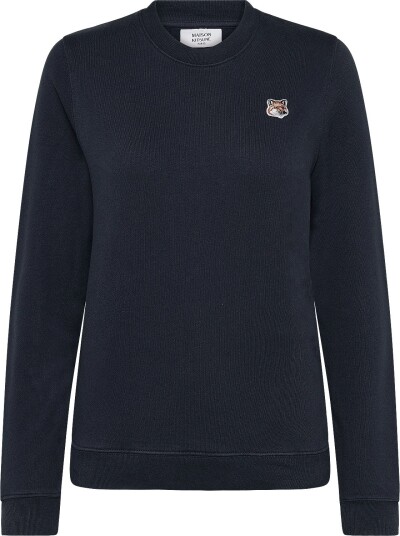 Maison Kitsune Fox Head Patch Regular Sweatshirt   Navy   S