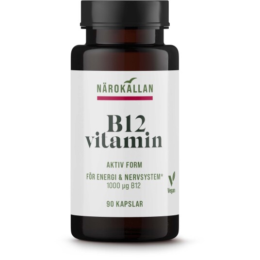 Närokällan B12 1000 mcg 90 stk Närokällan B12 1000 mcg 90 stk