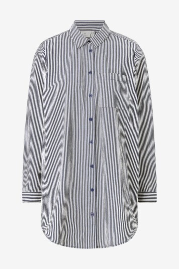 KAFFE   Lang skjorte kaNaya Striped Shirt Tunic   Flerfarget