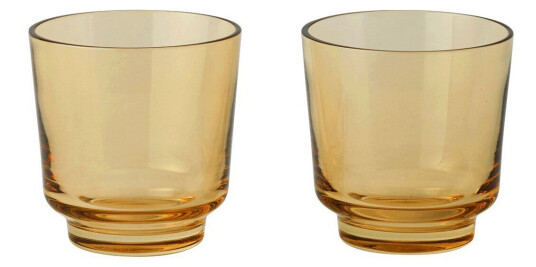 Muuto Raise glass 20 cl 2-pakning Burnt Orange Muuto Raise glass 20 cl 2-pakning Burnt Orange