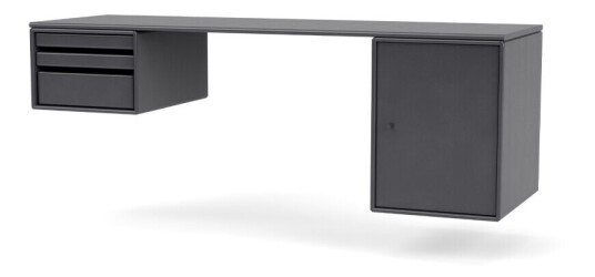 Montana Workshop skrivebord coal 36