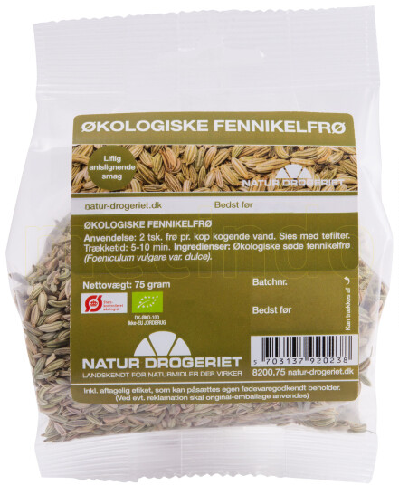 Natur Drogeriet Natur-Drogeriet Fennikel Hele Frø Ø 75g