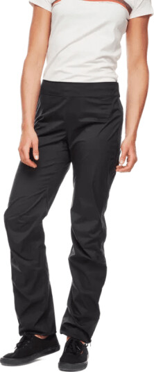 Black Diamond Women's Stormline Stretch Full Zip Rain Pants Sort M Woman