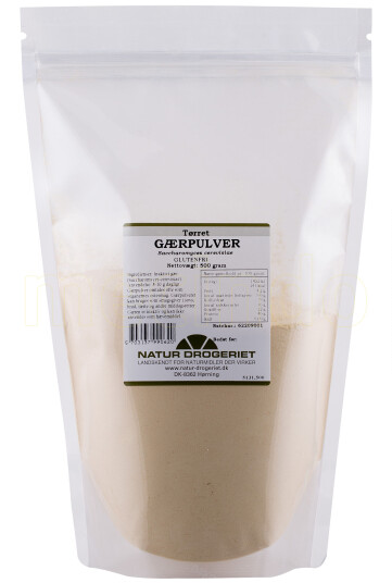 Natur Drogeriet Natur-Drogeriet Gjærpulver Lys Tørket Inaktiv 500g Natur Drogeriet Natur-Drogeriet Gjærpulver Lys Tørket Inaktiv 500g