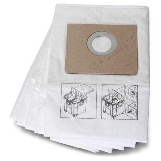 Fein 31345062010 Fiberfilterpose 5-pakning