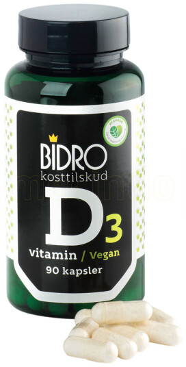 Bidro D3-Vitamin Vegan 90 Kapslar Bidro D3-Vitamin Vegan 90 Kapslar