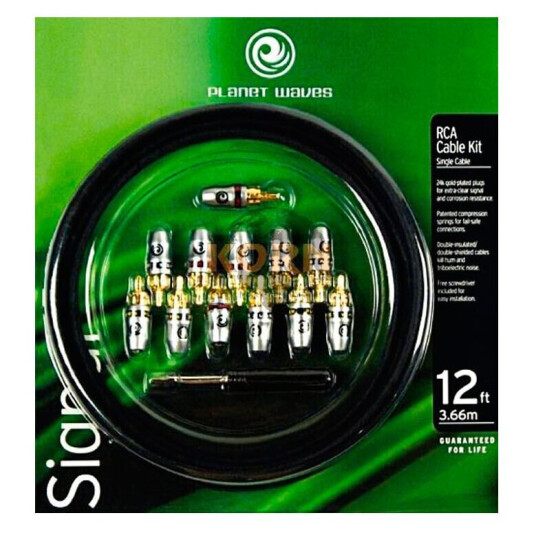 Waves Planet Waves Pw-Rcask-6 Rca Kit M.6 Pluggar + 1,8m Kabel