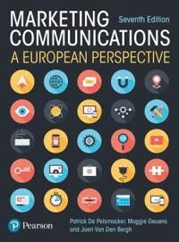 Marketing Communications Av Patrick De Pelsmacker, Maggie Geuens, Van Den Be