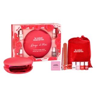 Le Mini Macaron Manicure Kit Le Maxi Rouge & Moi