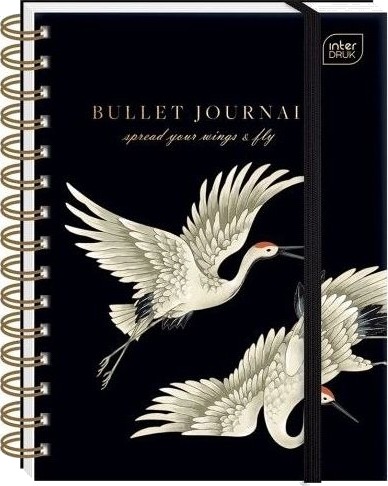 Interdruk Organizer På En Spiral Interpress Bujo A5 224K. 80G Birds Interprint