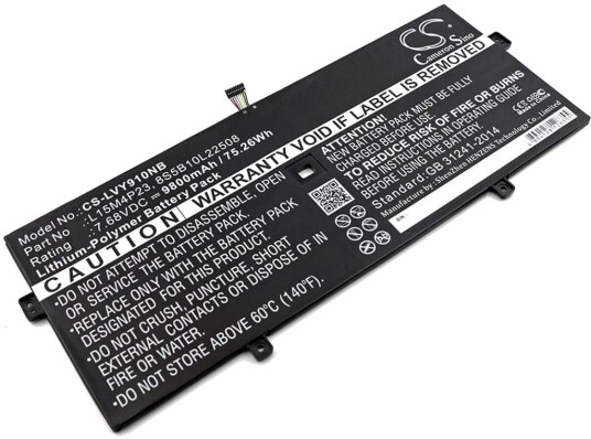 Batteri til Lenovo YOGA 910 etc