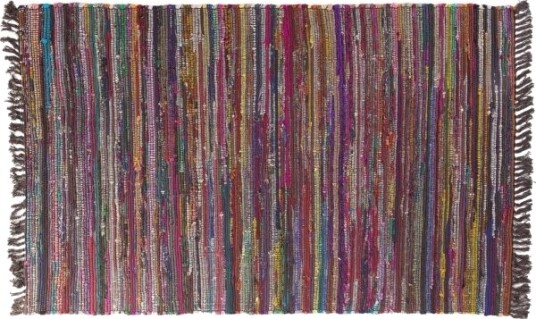 Shumee Bomullsteppe 160 X 230 Cm Mørk Flerfarget Danca