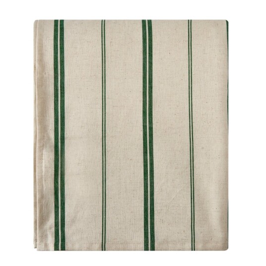 Stiernholm Elsa duk 145x250 cm stripe natur/grønn Stiernholm Elsa duk 145x250 cm stripe natur/grønn