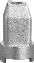 Spindelhæt. Firk. F. 3/4"" 1""   F. Total Kuglehane. Spidsende 27 Mm