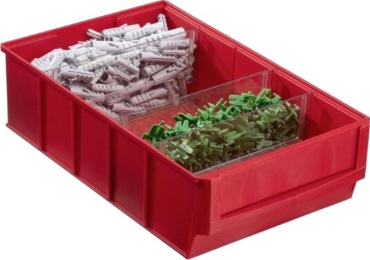 Allit 456531 Oppbevaringskasser L X B X H 185 X 300 X 81 Mm Rød 1 Stk