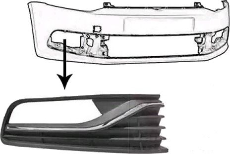 Ventilasjonsgitter VAN WEZEL 5814594