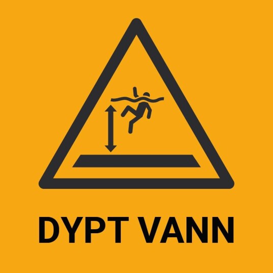Dypt vann – ISO 7010