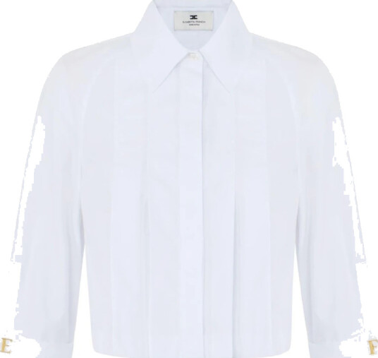 Elisabetta Franchi Dame Bluser & Skjorter Hvit S, Elisabetta Franchi Dame Bluser & Skjorter Hvit S,