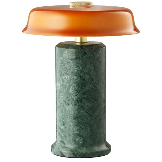 Trip No. 2 Portabel Lampe Marmor Moss / Amber Trip No. 2 Portabel Lampe Marmor Moss / Amber