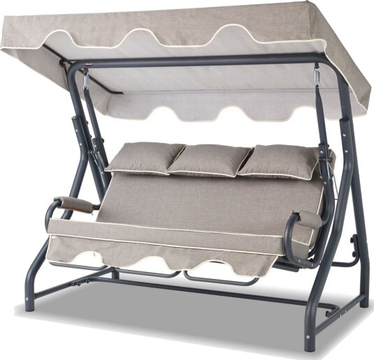 Icterina Komplett Hammock 200 cm Antrasitt/Grå