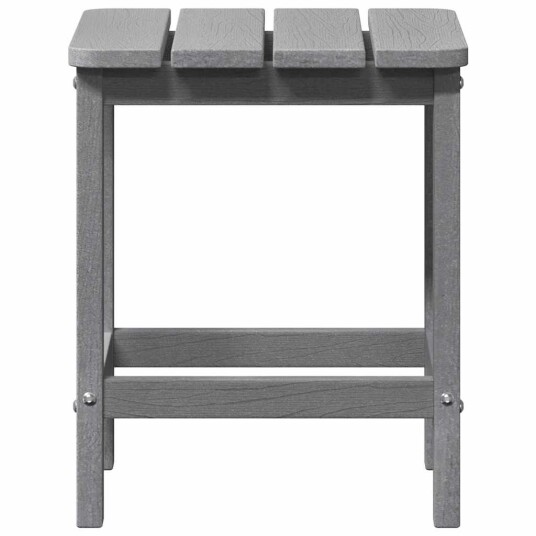 Adirondack Sidebord Lysegrå 38x38x45 cm HDPE