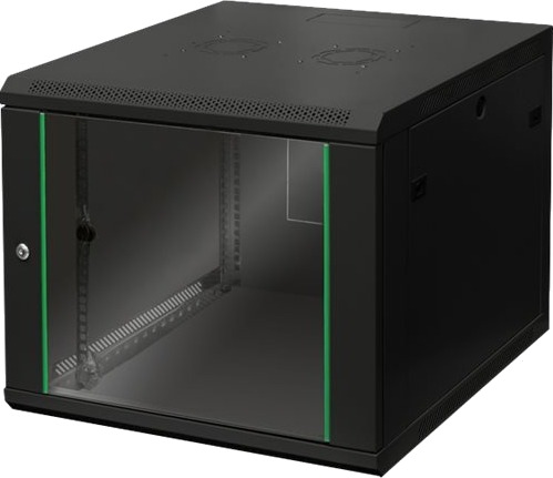 Digitus Dynamic Basic Dn-19 09U-6 6-Ec-Sw Rack Skap Veggmonterbar Svart Ral 9005 9U 19" Digitus Dynamic Basic Dn-19 09U-6 6-Ec-Sw Rack Skap Veggmonterbar Svart Ral 9005 9U 19"