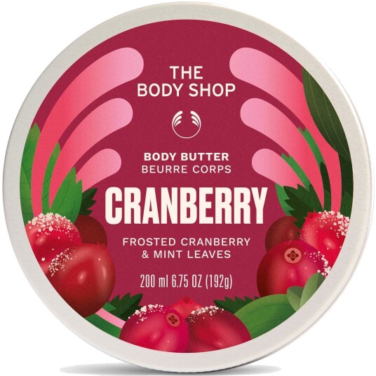The Body Shop Cranberry Frosted Cranberry & Mint Leaves Body Butter 20