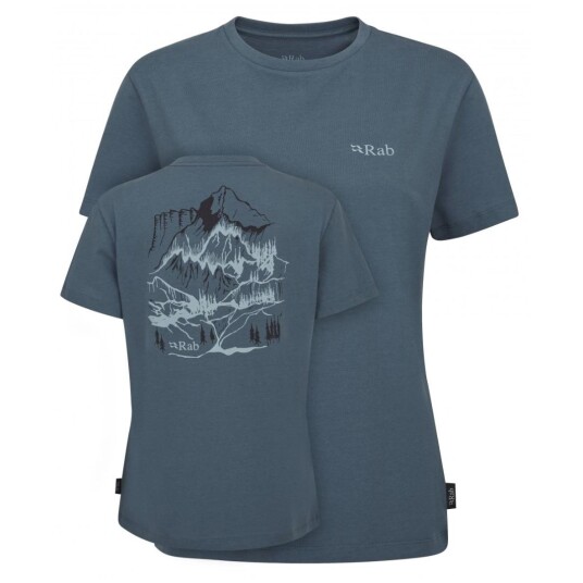 Rab Tuku Ridge Tee Wmns Dame Orb Orion Blue 12