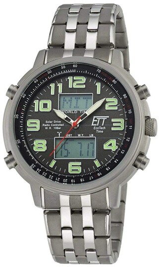 ETT Eco Tech Time Herreklokke EGS 11302 22M Hunter II Grå/Stål Ø48