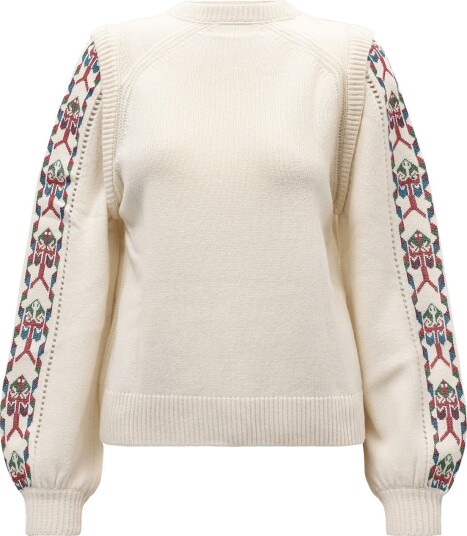 ba&sh Jumper Elda White 38 ba&sh Jumper Elda White 38