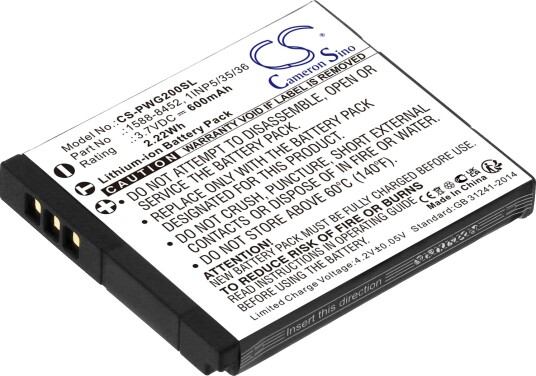 Batteri til Panasonic RP-WFG20 etc