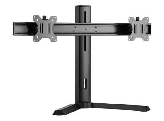 Alterzone Pro Duo gaming dobbelmonitorstativ for 17-27" skjermer, svart